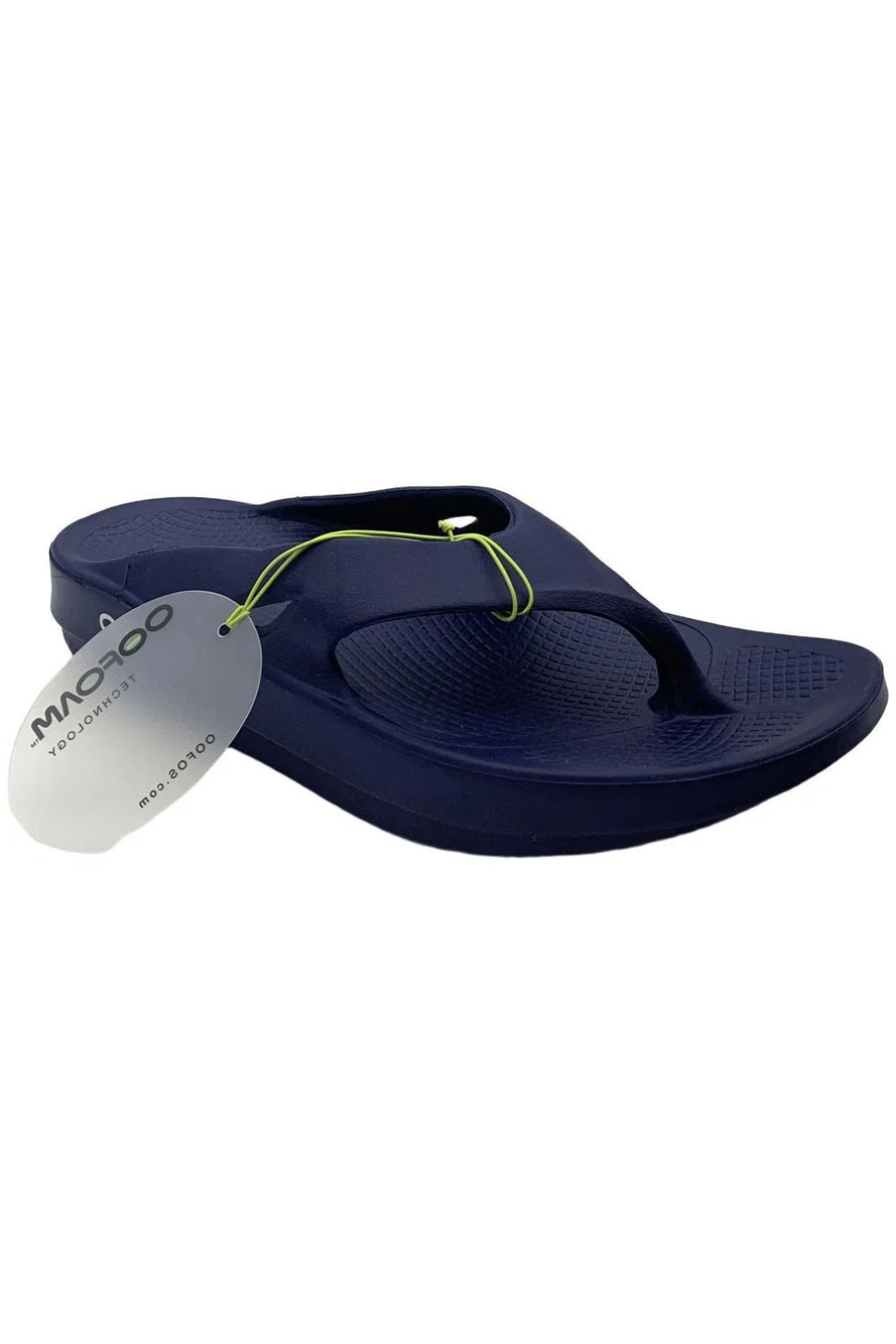 OOFOS Men's OOriginal Slip-On Light Weight Thong Sandals Blue - Medium